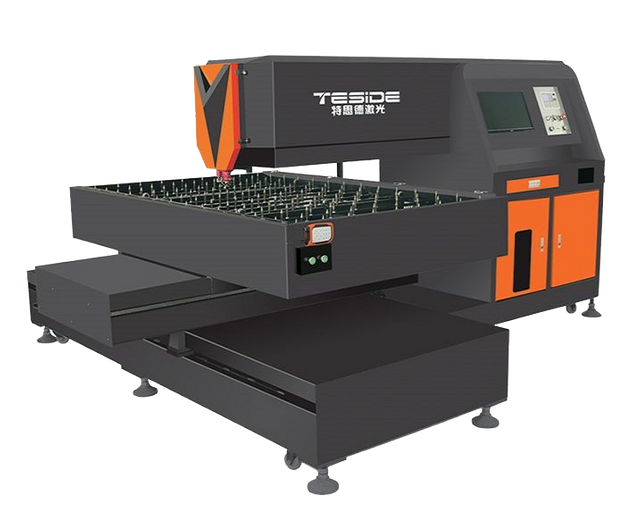 Máquina de corte láser de 600 vatios TSD-LC600-1218 PRO con sistema automovilístico para el sistema de 2pt 3PT y 4PT en un tablero de matriz